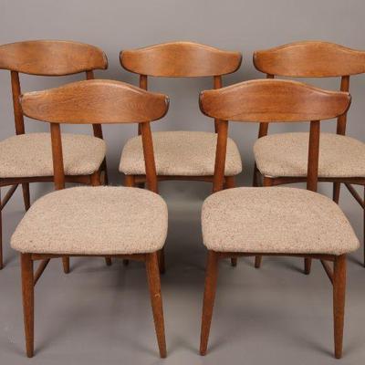 Birch Craft Mid-Century Modern chairs ( 5 of 10) Lot #1