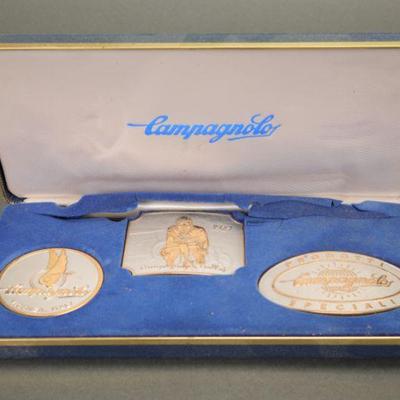 Vtg Campagnolo Limited Edition Bicycle Belt Buckle Set