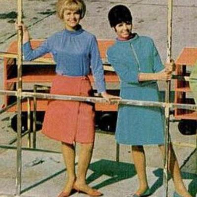 1960's Emilio Pucci for Braniff Airlines Receptionist Outfit Gemini IV