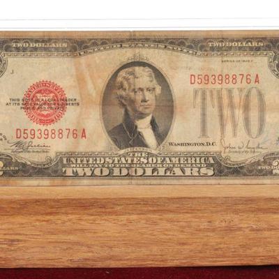 Sale Photo Thumbnail #247: Red Seal $2 bill