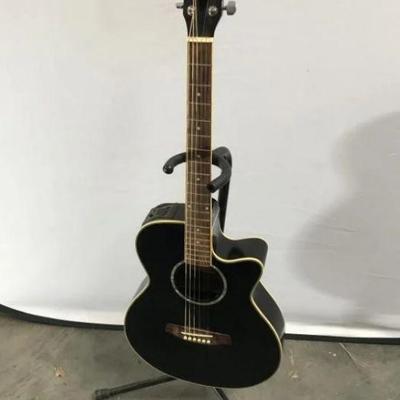 Lot # : 46 - Ibanez Acoustic Electric Guitar
Model number AEG10-BK-14-01, weighs 4lbs 4oz is 40" long and string keys move smoothly....