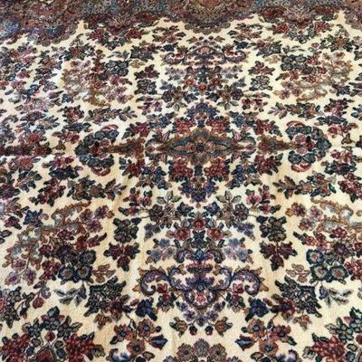 Lot # : 282 - Lanamar Karastan Wool Rug
Measures 8 ft 10 inches x 12 ft. Power loom woven in USA of fine wool. Colors are Rust, bright...