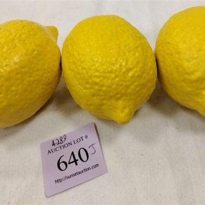 resin lemons