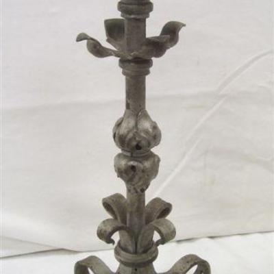 Spanish Revival wrought iron lamp