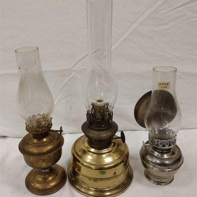 metal kerosene lamps