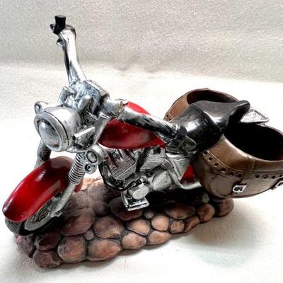 Motorcycle tea light holder 