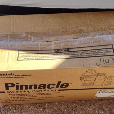 Pentair pinnacle swimming pool pump