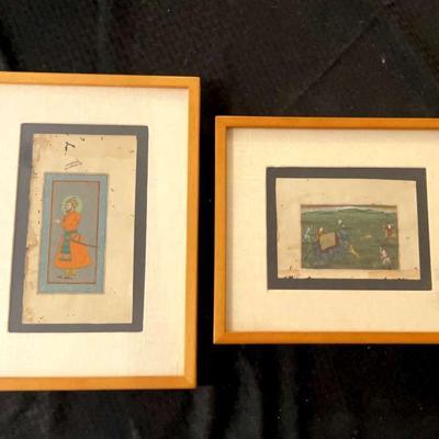 Handmade persian art with written manuscript