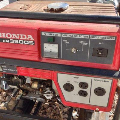 Honda em 3500s gas powered electric generator