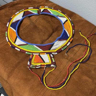 Maasai collar necklace