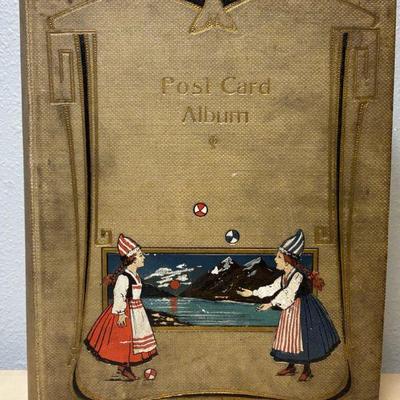 An amazing post card album