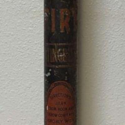 Antique dry powder fire extinguisher thomas laughlin