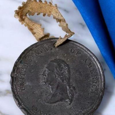 Chicago illinois centennial birth our nation 1789 1889 childs medal