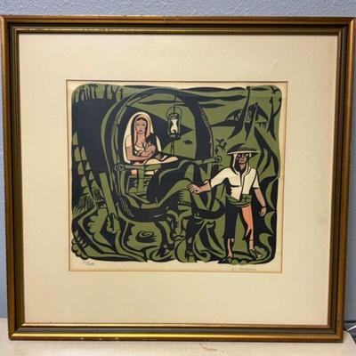 Carlos botong" francisco serigraph "family"