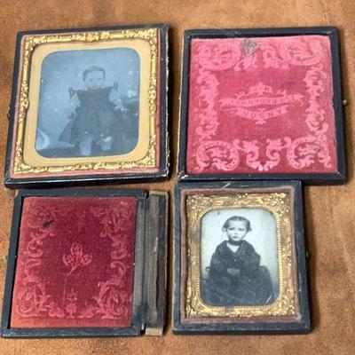 Daguerreotype young children