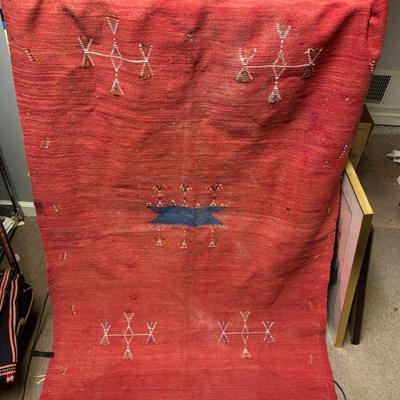 Moroccan wool rug