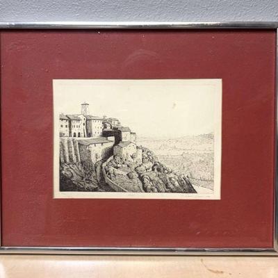 C daniel graves etching "narni"