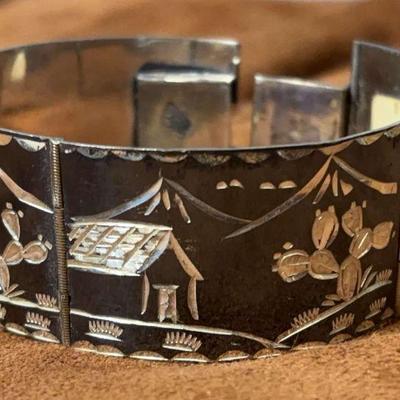 Sterling link bracelet