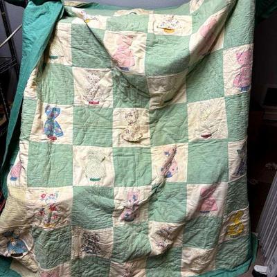 Vintage quilt to repair of repurpose