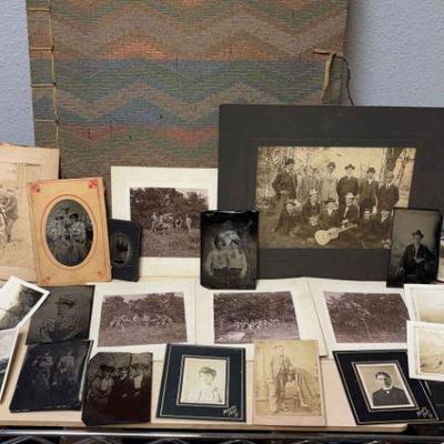 Antique photos tin types cabinet cards & more