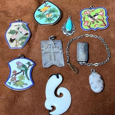 Multiple pendants a watch fob