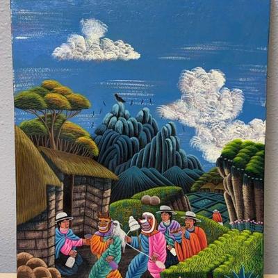 Pedro vega signed topaxi ecuador"