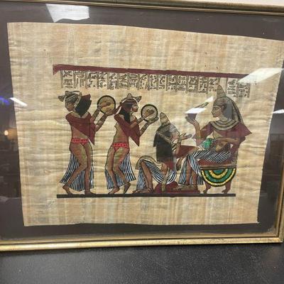 EGYPTIAN LINEN PAINTED