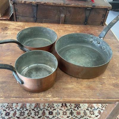 COPPER CAST IRON COOKWARE
