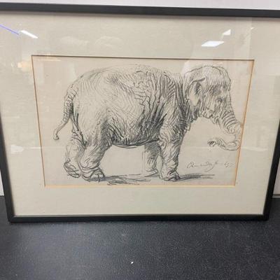 CHARCOAL SIGNED