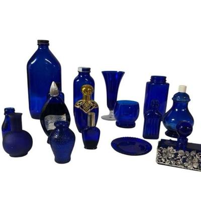 Blue glass cobalt
