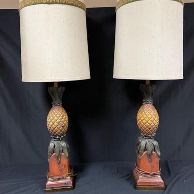 Frederick cooper pineapple lamps