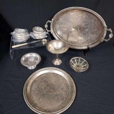 Silverplate weighted silver