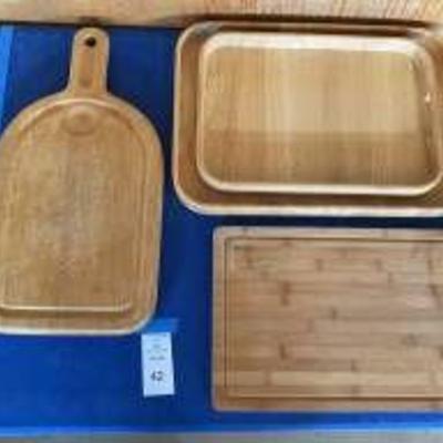 Wooden Cutting Boards And Trays