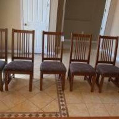 Arts & Crafts Style Dining Chairs