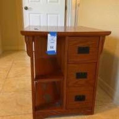 Arts & Crafts Style Console End Table