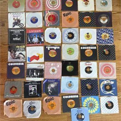 45's Record Collection (Lynyrd Skynyrd, Santana, The Beatles & More) .jpg