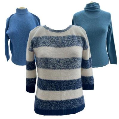 87 100% Soft Cashmere Sweaters in Blue