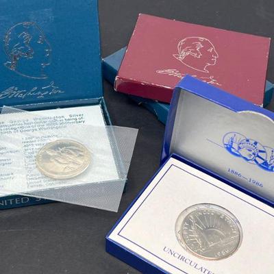 13 Washington & Liberty Silver Commemoratives