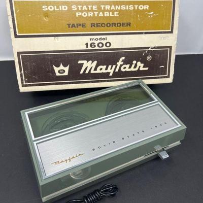 108 Mayfair Reel to Reel Tape Recorder