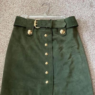 101 Vintage Carlisle Suede Skirt