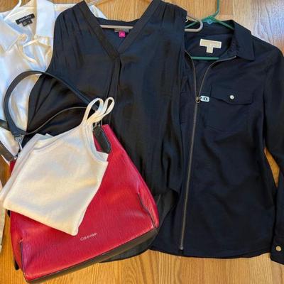 105 Vintage Tops (Kors) and Calvin Klein Leather Bag
