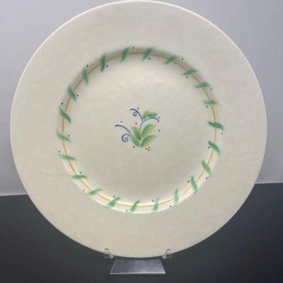 40 Antique 10.5” Snow Glaze English Ducal Plate