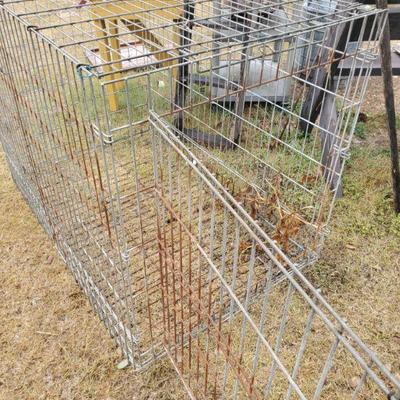 Dog crate wire 2)