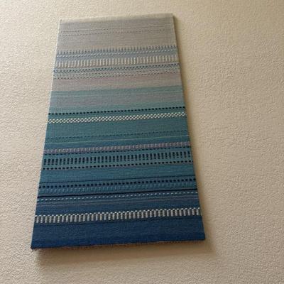 Handwoven Textile
30x56 in weaving by Linnea Donnen - Seattle fiber artist & weaver