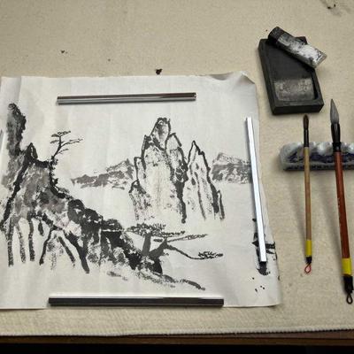 Sumi painting set - 1 available