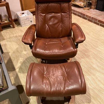 Recliner & ottoman
