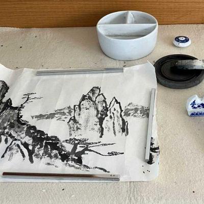 same Sumi painting set