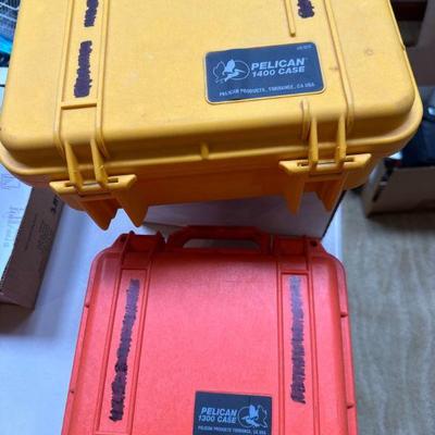 Pelican waterproof cases