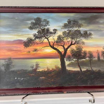 Lot 037-LR: Original Oil Painting