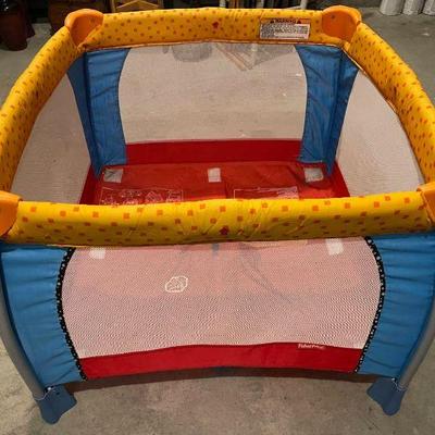 Lot 043-GAR: Delta/Fisher-Price “Adorable Animals" Playard